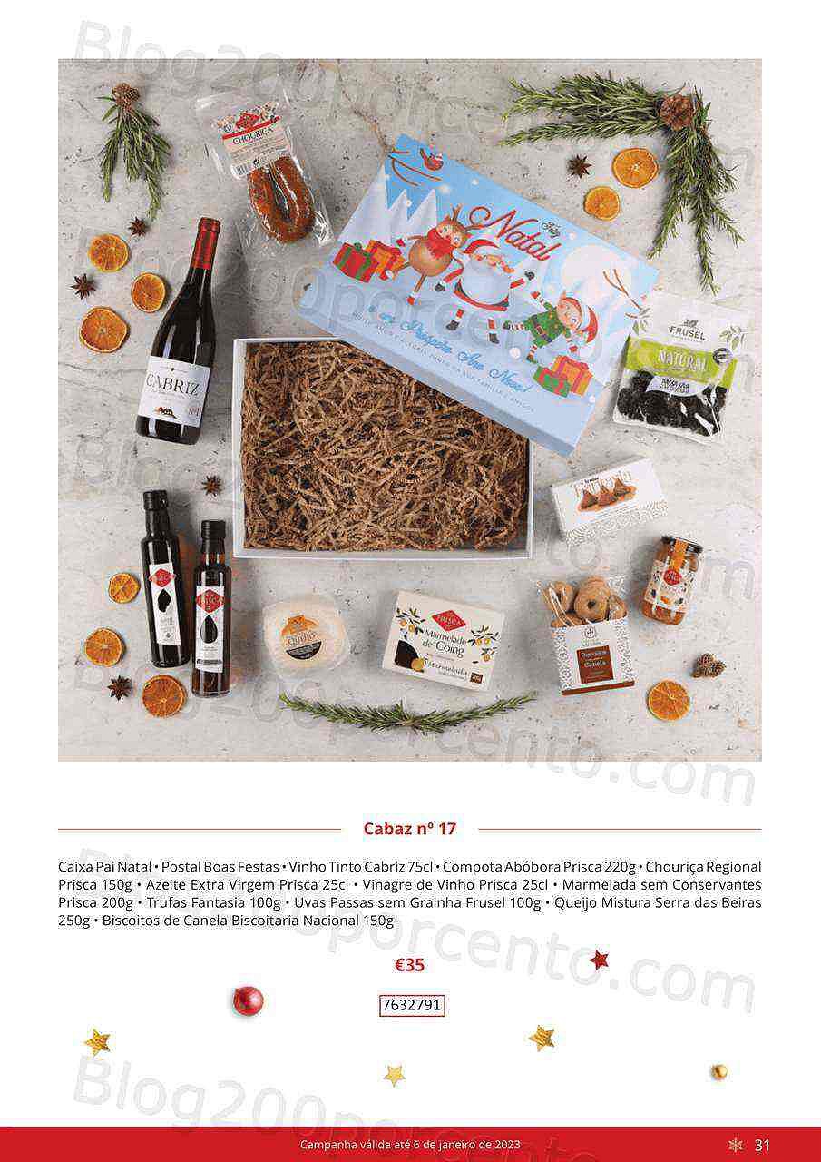 Antevisão Folheto CONTINENTE Cabazes de Natal Promoções de 21 setembro a 6 janeiro
