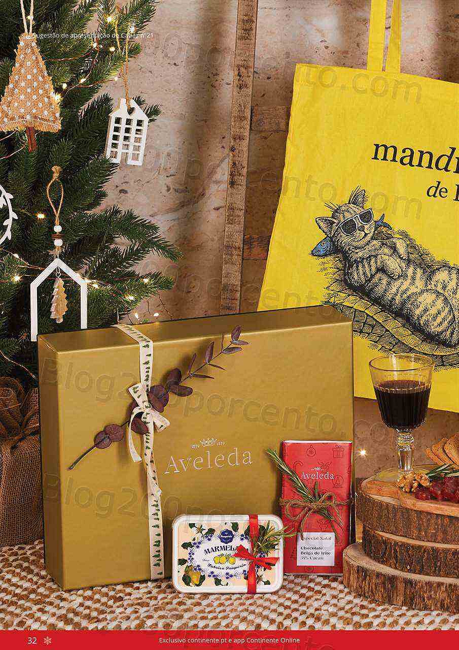 Antevisão Folheto CONTINENTE Cabazes de Natal Promoções de 21 setembro a 6 janeiro