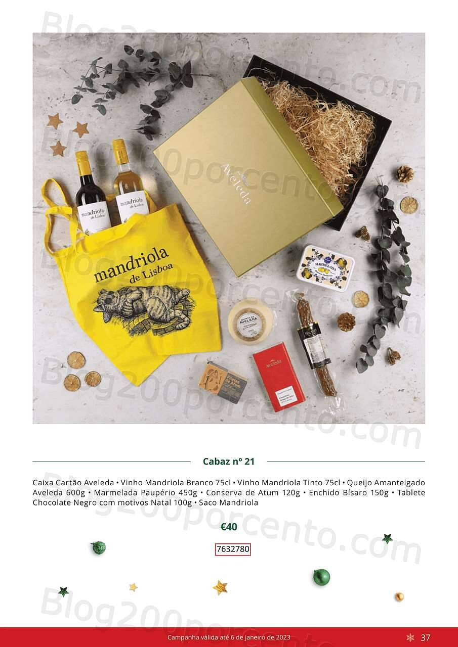 Antevisão Folheto CONTINENTE Cabazes de Natal Promoções de 21 setembro a 6 janeiro