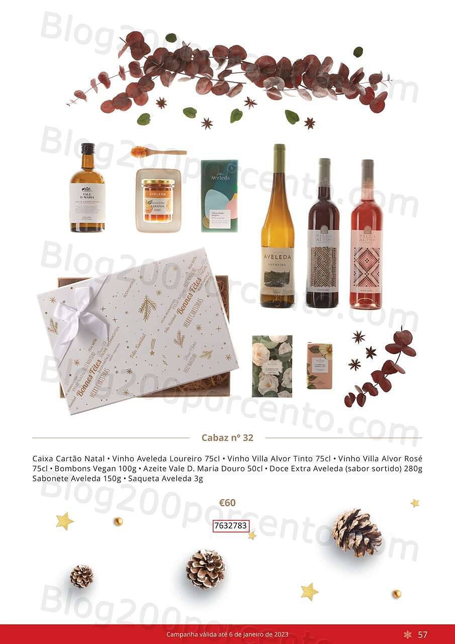 Antevisão Folheto CONTINENTE Cabazes de Natal Promoções de 21 setembro a 6 janeiro