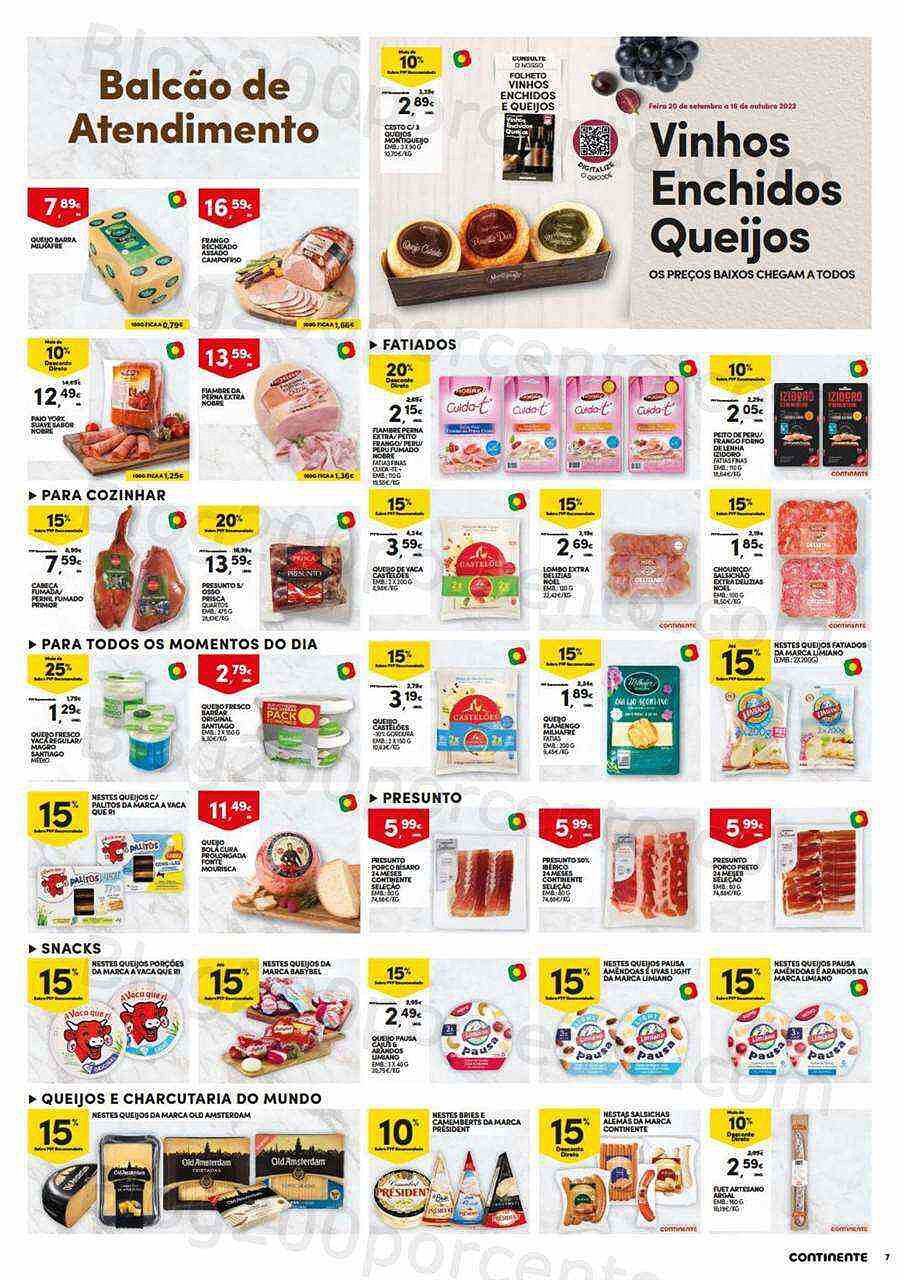 Antevisão Folheto CONTINENTE Promoções de 20 a 26 setembro
