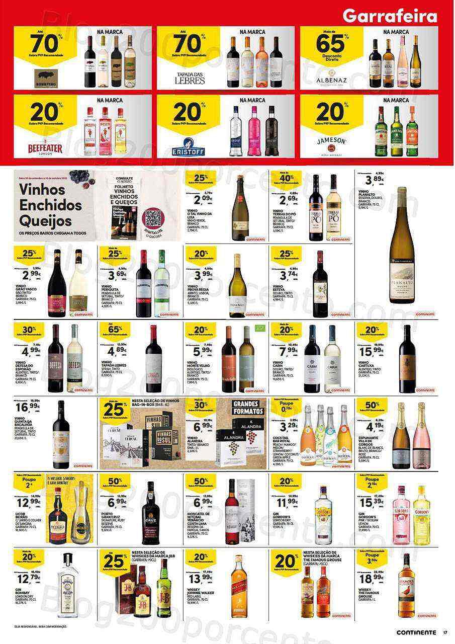 Antevisão Folheto CONTINENTE Promoções de 20 a 26 setembro