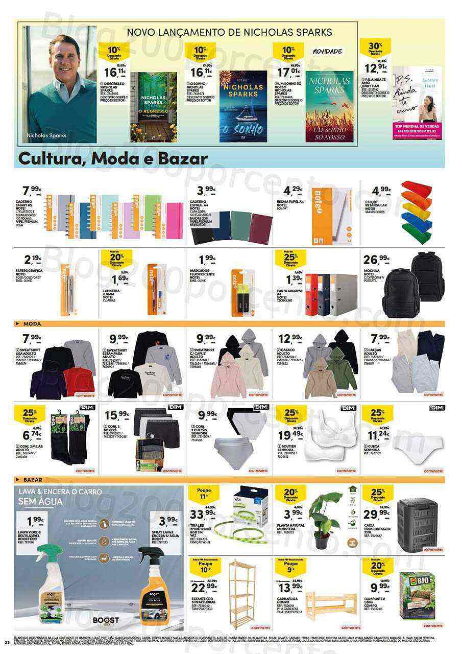 Antevisão Folheto CONTINENTE Bazar Promoções de 20 a 26 setembro