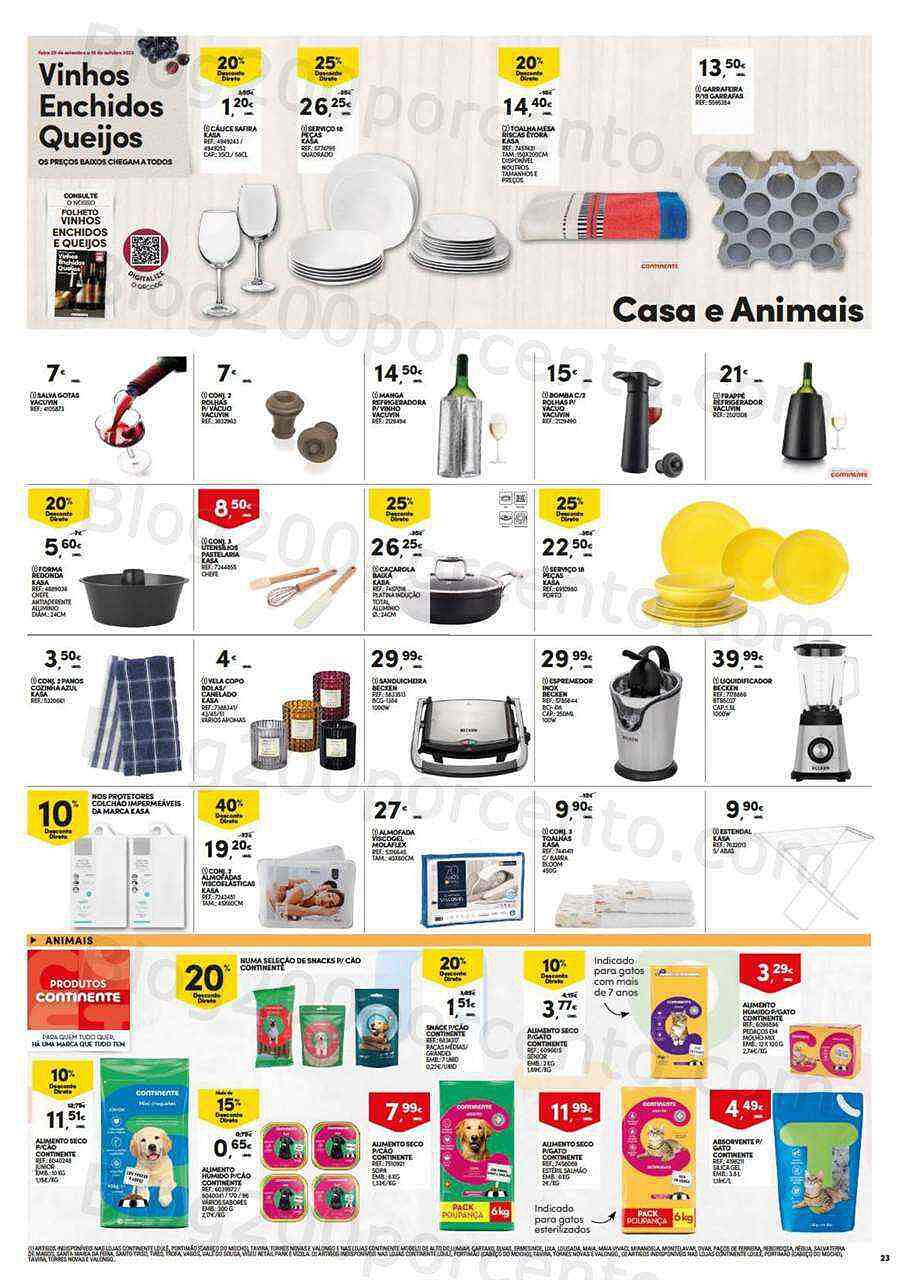 Antevisão Folheto CONTINENTE Bazar Promoções de 20 a 26 setembro