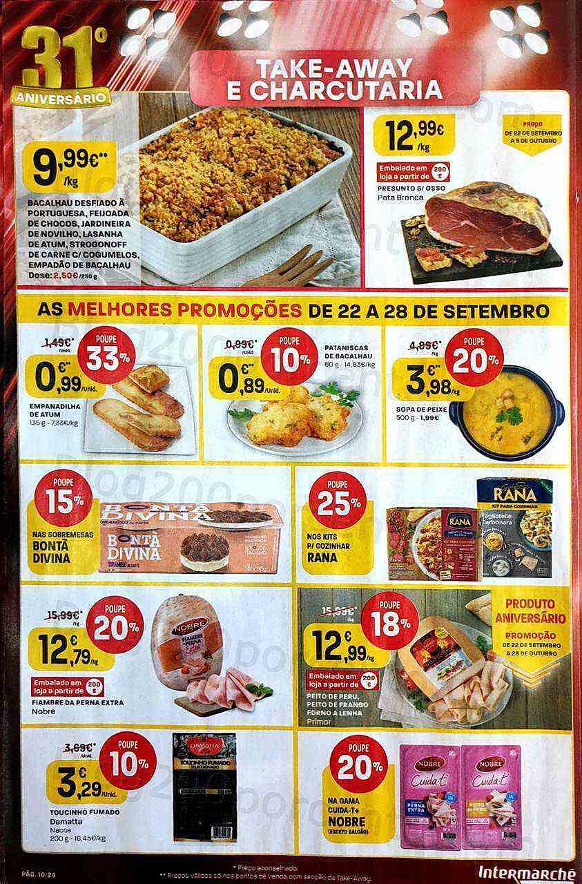 Antevisão Folheto INTERMARCHÉ Promoções de 22 a 28 setembro