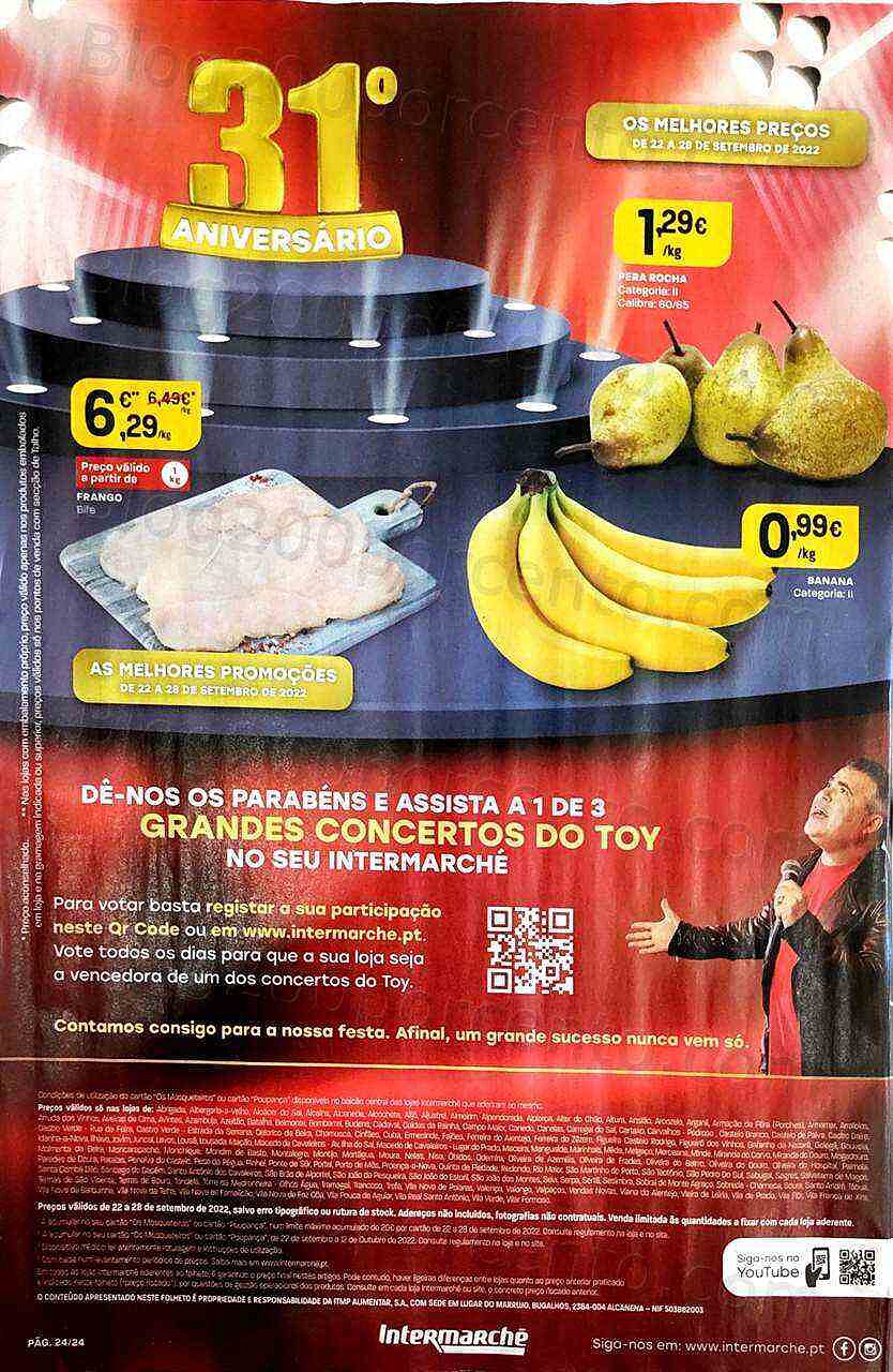 Antevisão Folheto INTERMARCHÉ Promoções de 22 a 28 setembro