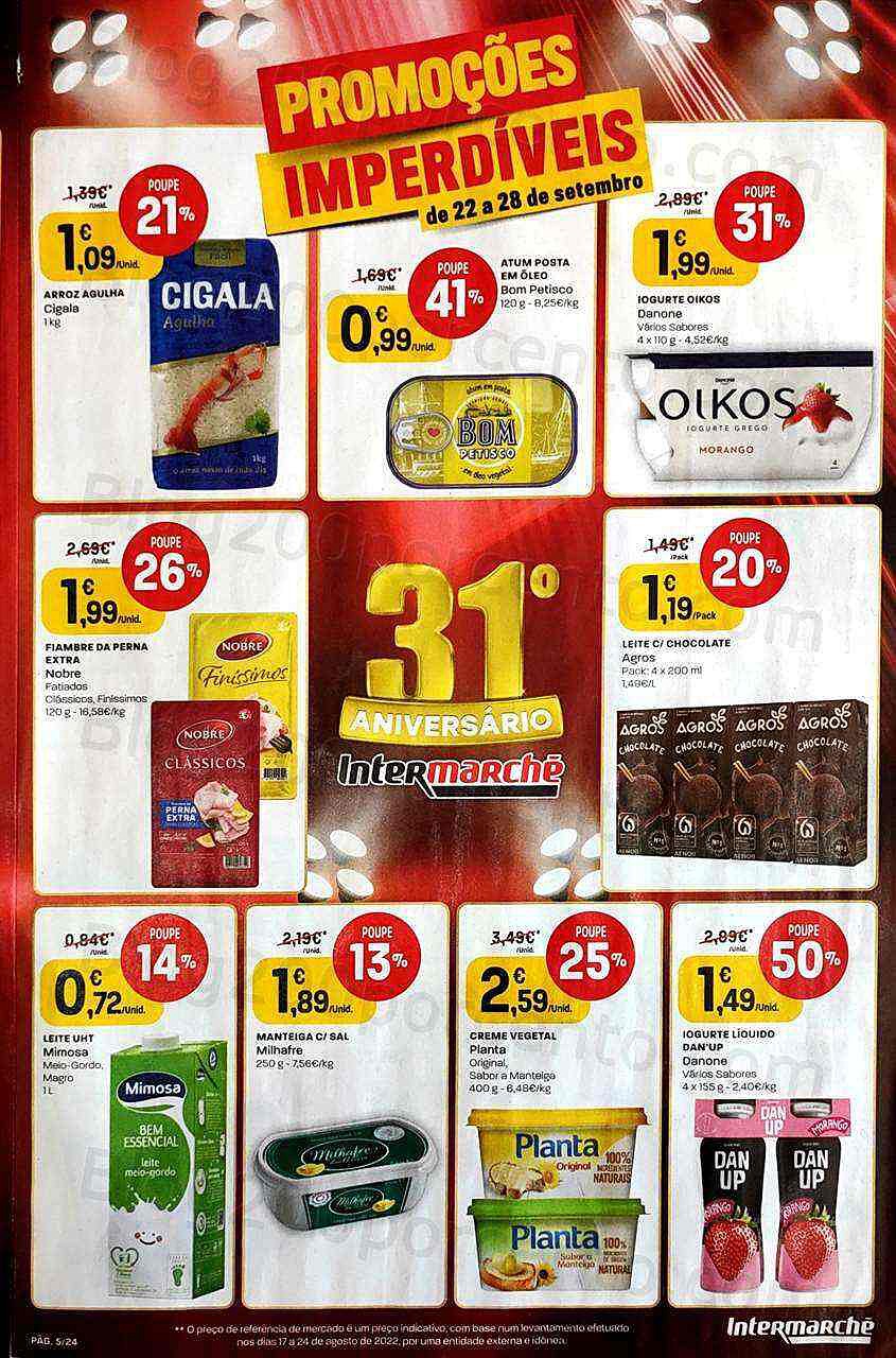 Antevisão Folheto INTERMARCHÉ Promoções de 22 a 28 setembro