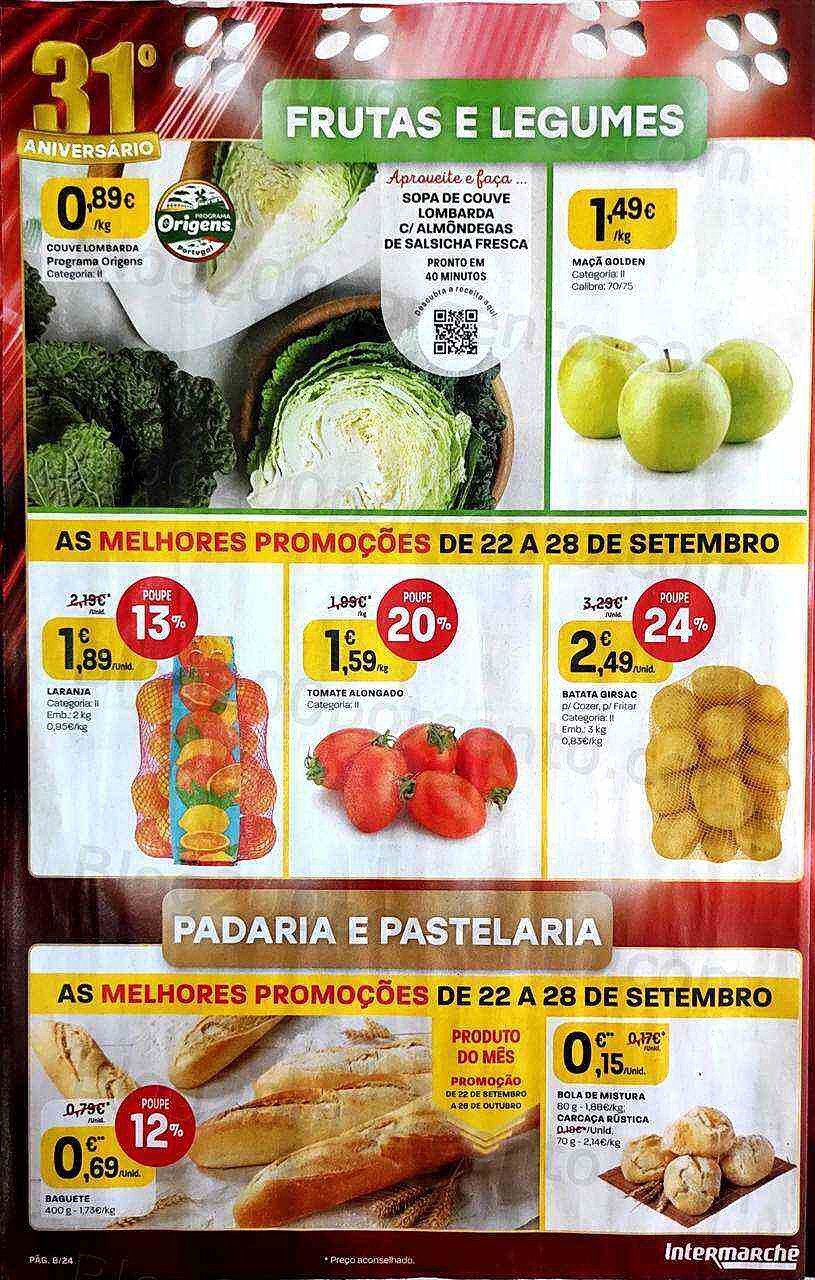 Antevisão Folheto INTERMARCHÉ Promoções de 22 a 28 setembro