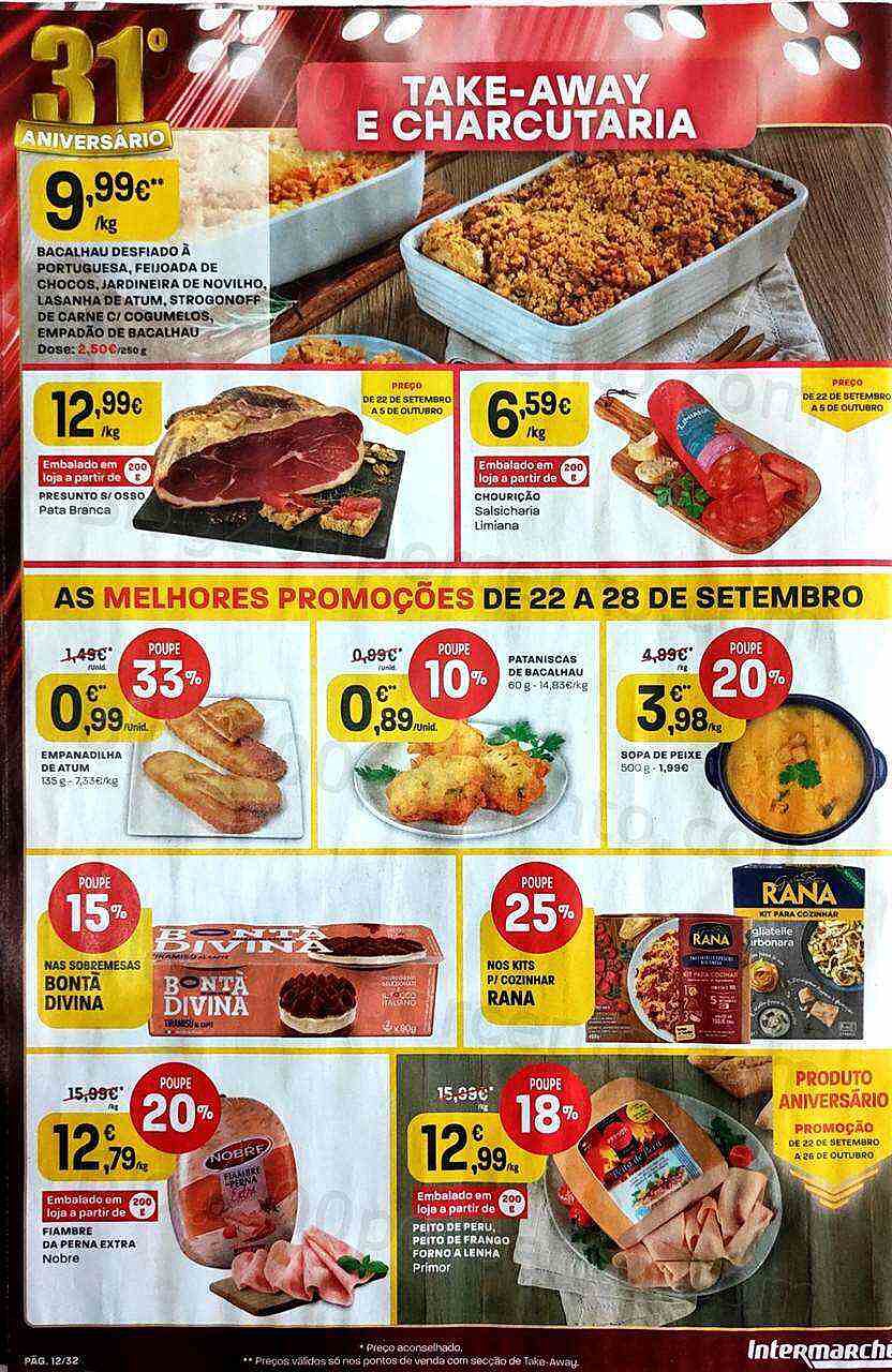 Antevisão Folheto INTERMARCHÉ Super Promoções de 22 a 28 setembro