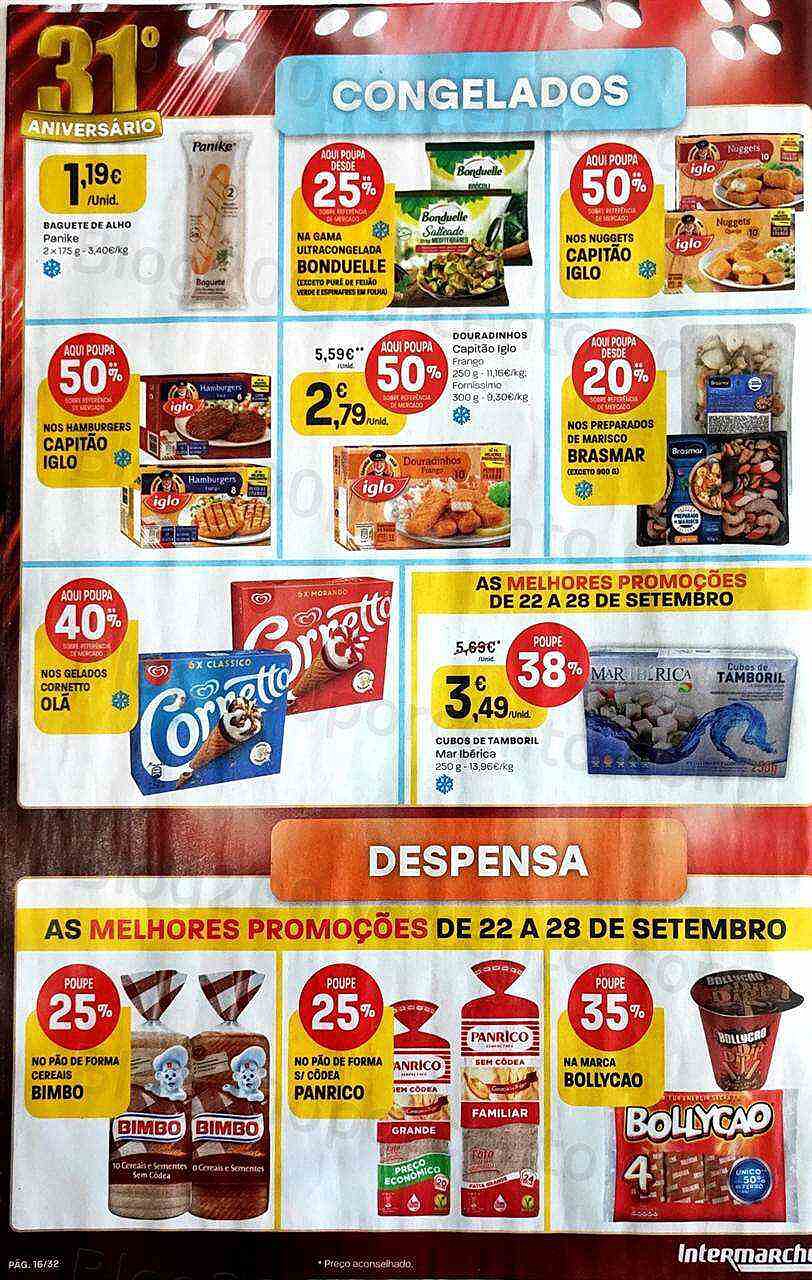 Antevisão Folheto INTERMARCHÉ Super Promoções de 22 a 28 setembro