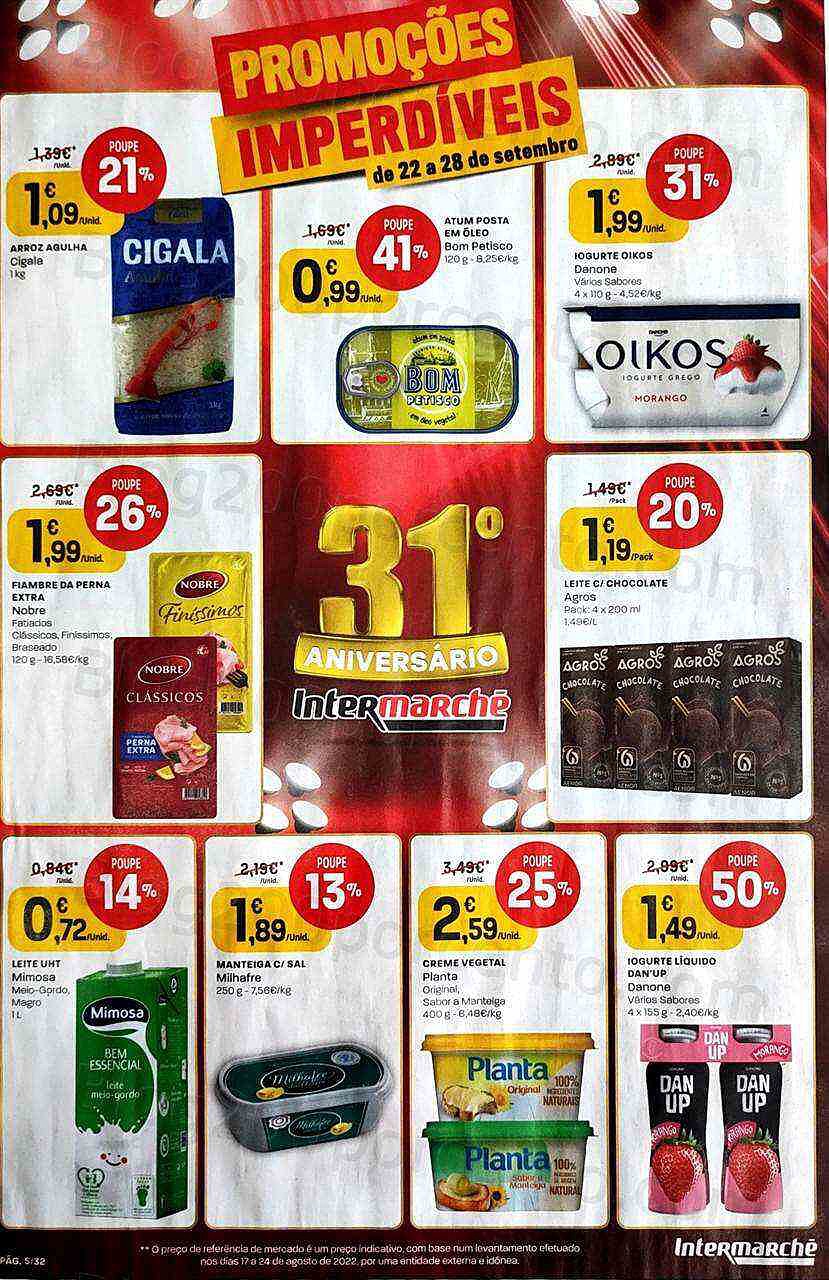 Antevisão Folheto INTERMARCHÉ Super Promoções de 22 a 28 setembro