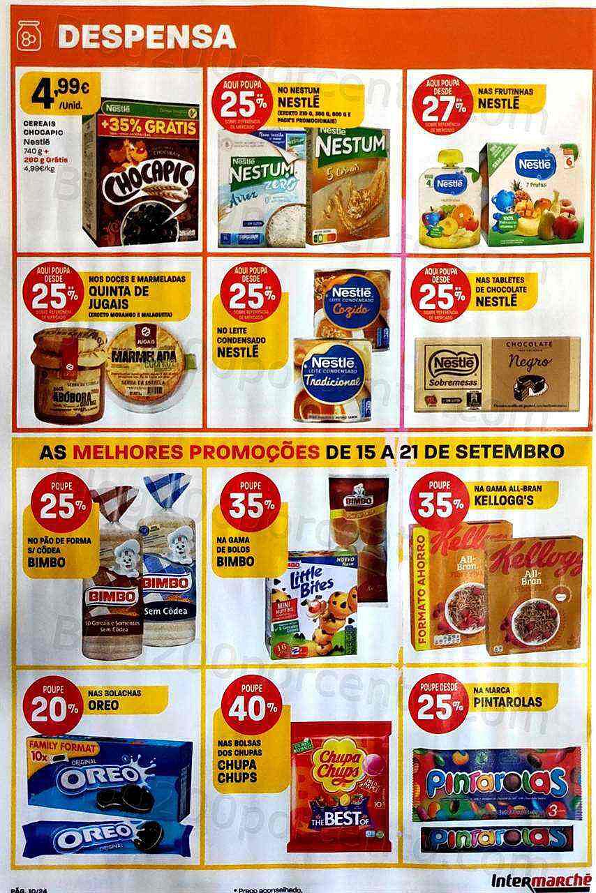 Antevisão Folheto INTERMARCHÉ Contact Promoções de 15 a 21 setembro