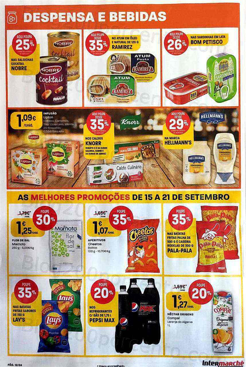 Antevisão Folheto INTERMARCHÉ Contact Promoções de 15 a 21 setembro