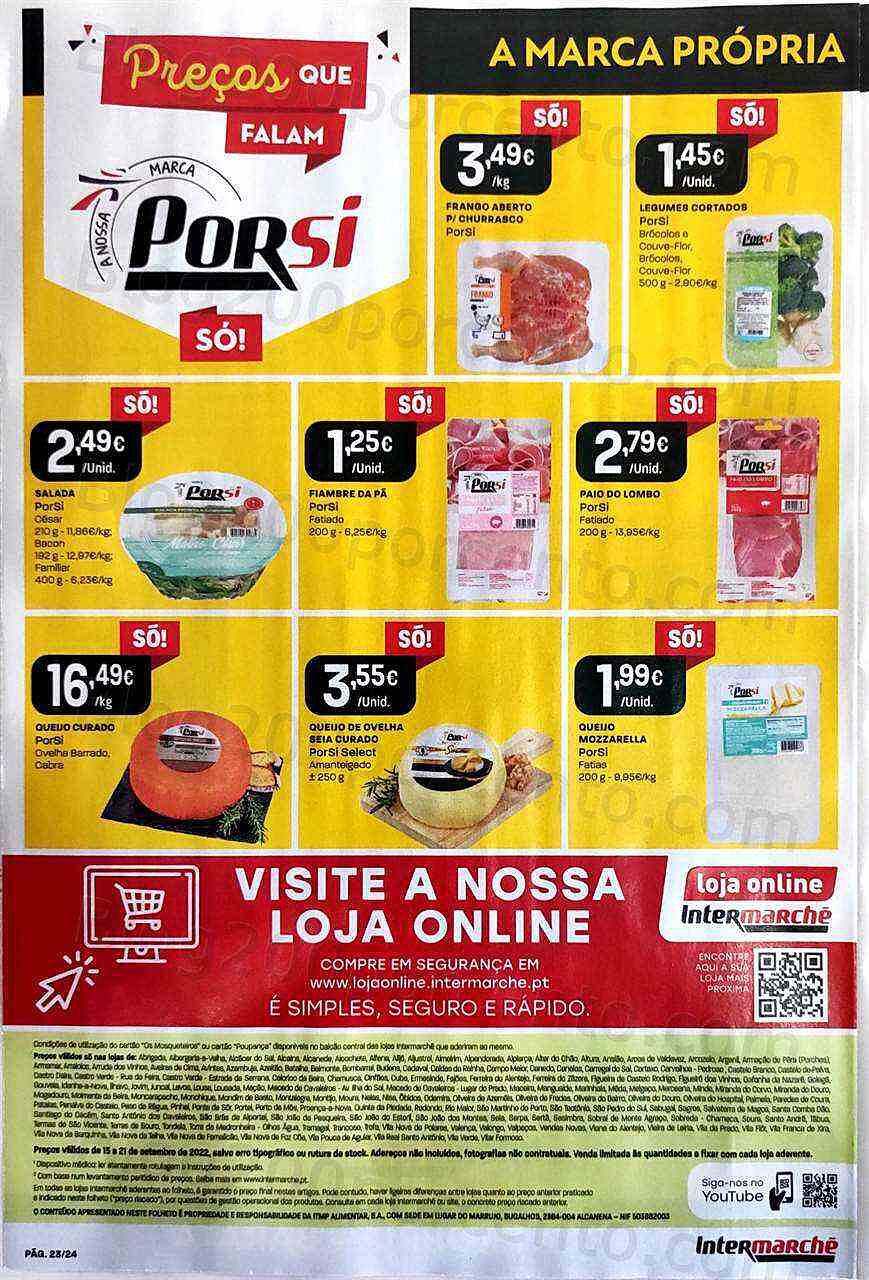Antevisão Folheto INTERMARCHÉ Contact Promoções de 15 a 21 setembro
