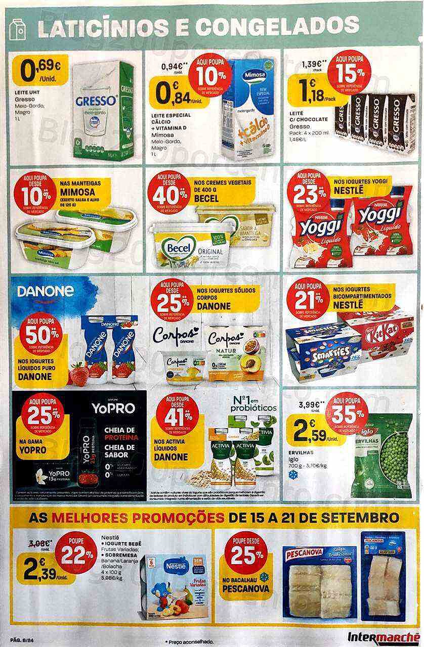 Antevisão Folheto INTERMARCHÉ Contact Promoções de 15 a 21 setembro