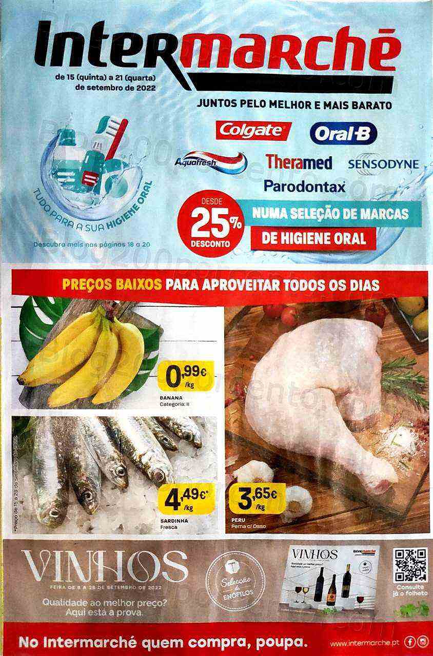 Antevisão Folheto INTERMARCHÉ Super Promoções de 15 a 21 setembro