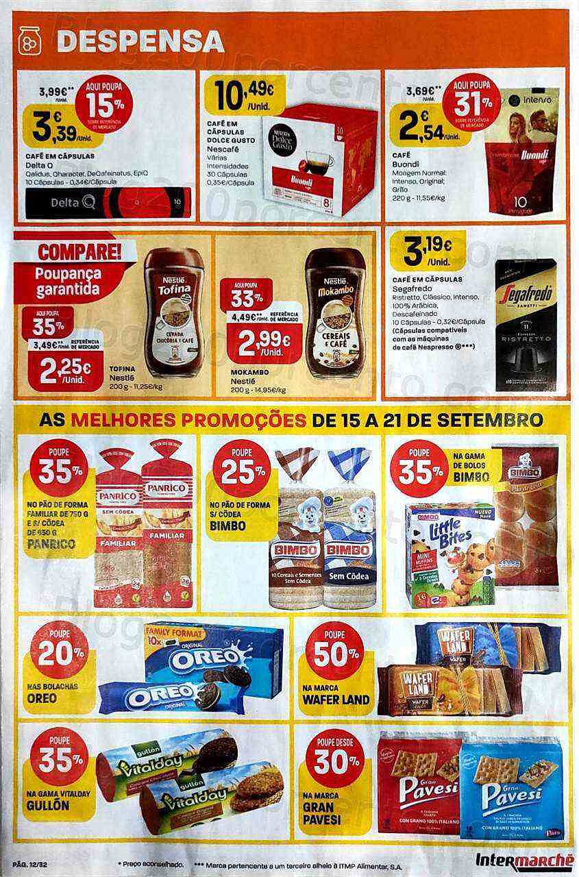 Antevisão Folheto INTERMARCHÉ Super Promoções de 15 a 21 setembro