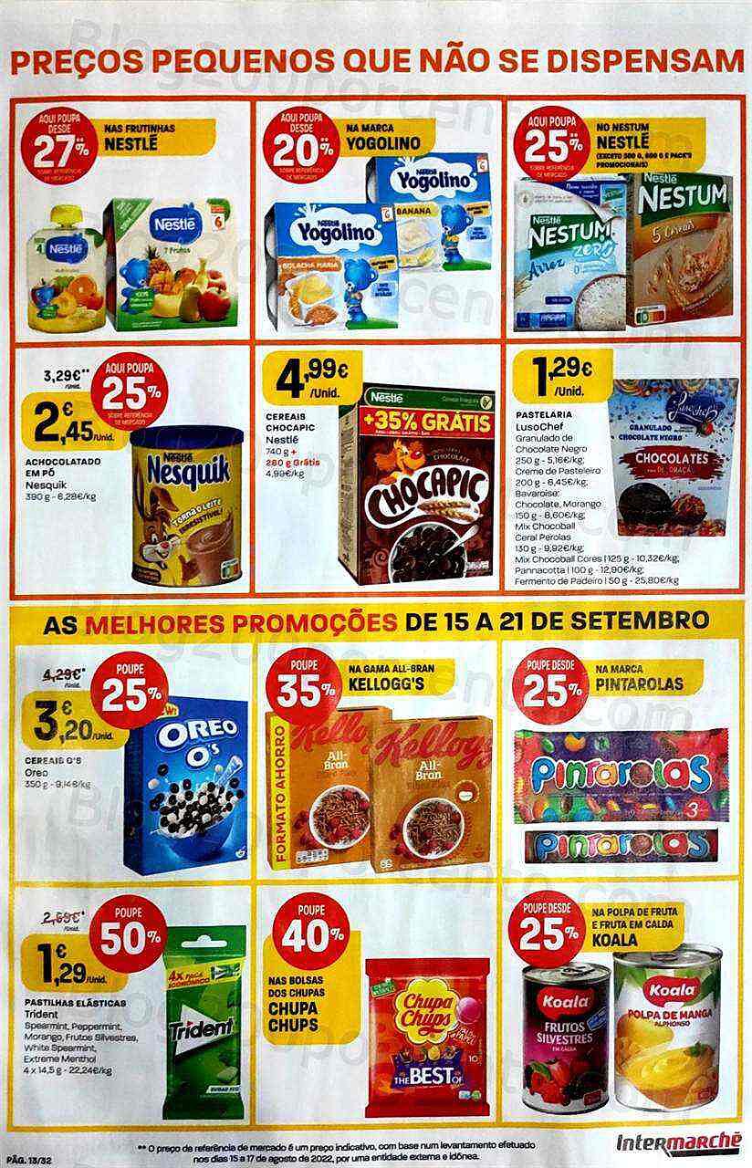 Antevisão Folheto INTERMARCHÉ Super Promoções de 15 a 21 setembro