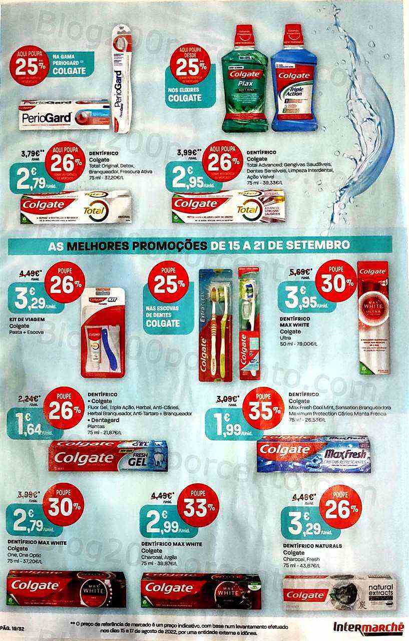 Antevisão Folheto INTERMARCHÉ Especial Higiene Oral Promoções de 15 a 21 setembro