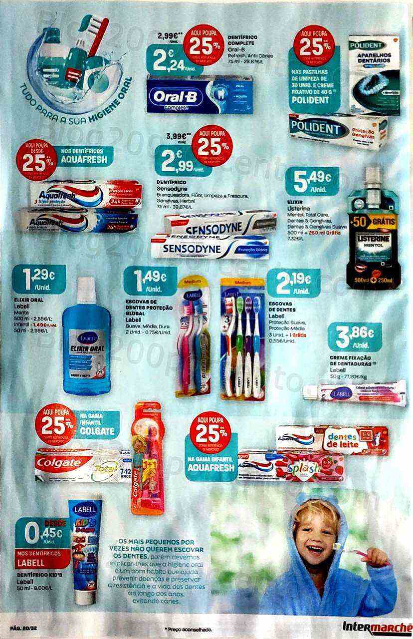 Antevisão Folheto INTERMARCHÉ Especial Higiene Oral Promoções de 15 a 21 setembro