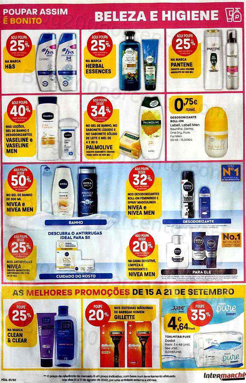 Antevisão Folheto INTERMARCHÉ Super Promoções de 15 a 21 setembro