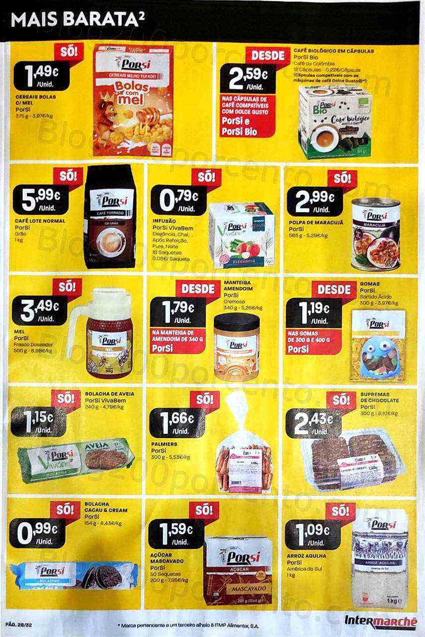 Antevisão Folheto INTERMARCHÉ Porsi Promoções de 15 a 21 setembro
