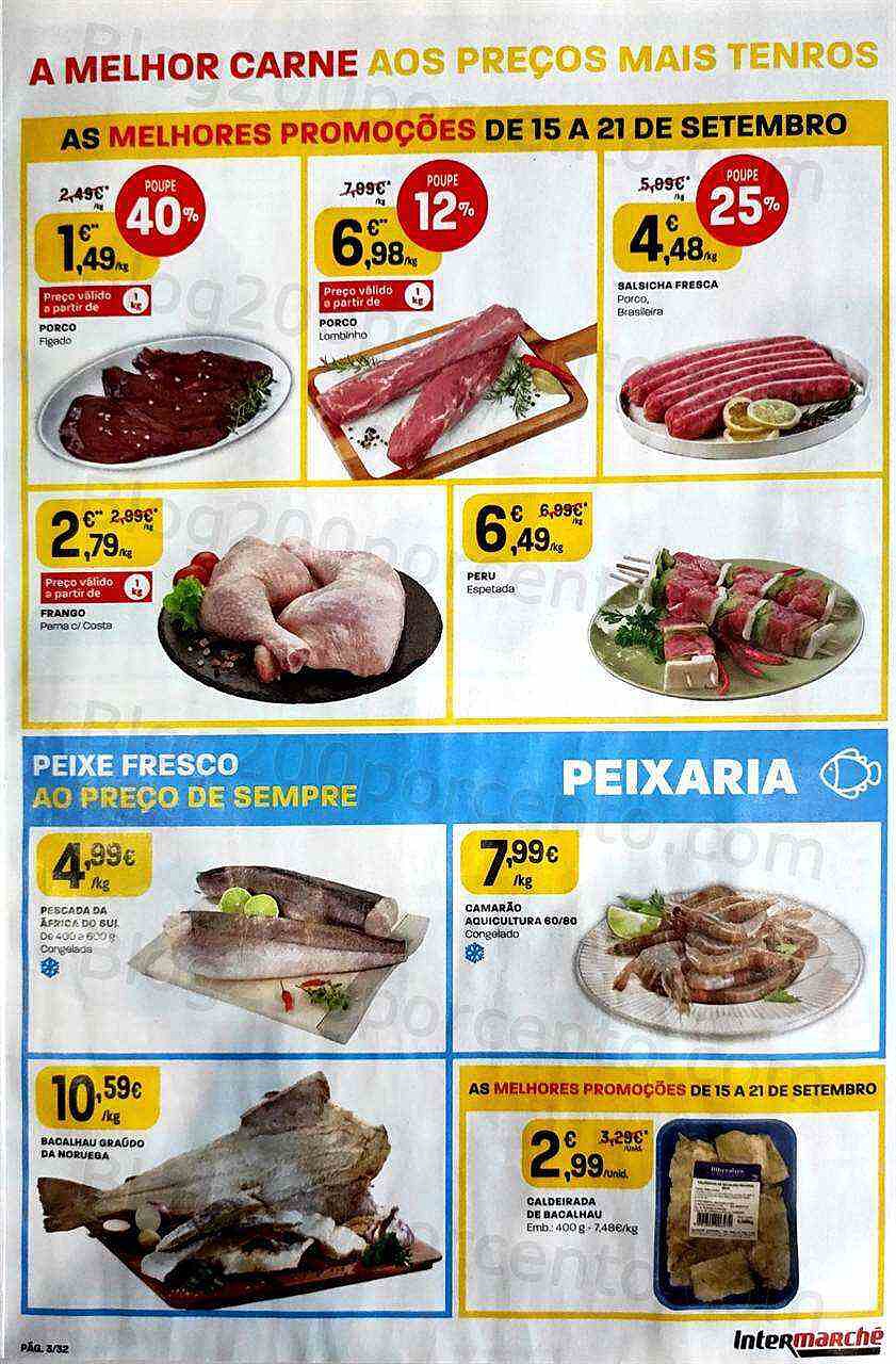 Antevisão Folheto INTERMARCHÉ Super Promoções de 15 a 21 setembro