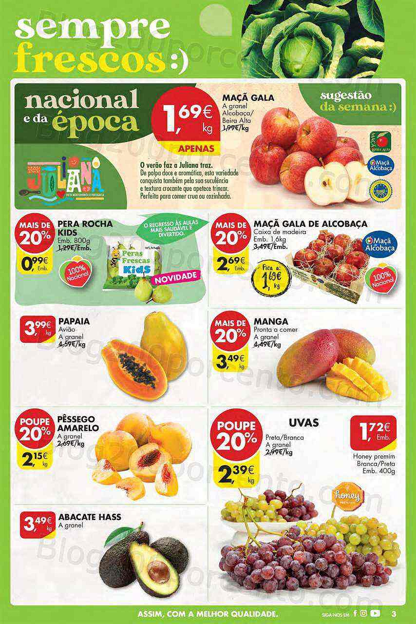 Antevisão Folheto PINGO DOCE Lojas Norte Promoções de 20 a 26 setembro