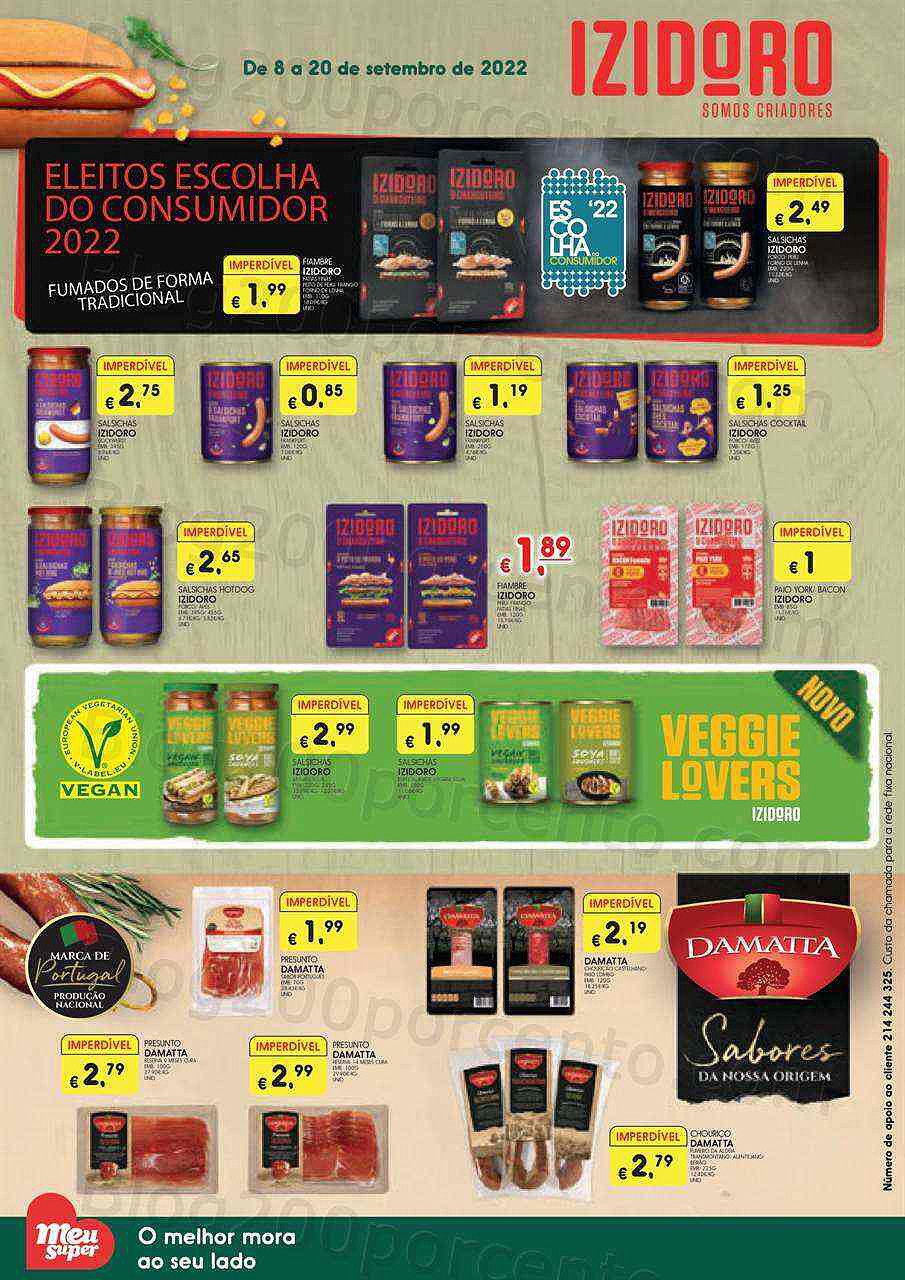 Antevisão Folheto MEU SUPER Extra Promoções de 8 a 20 setembro