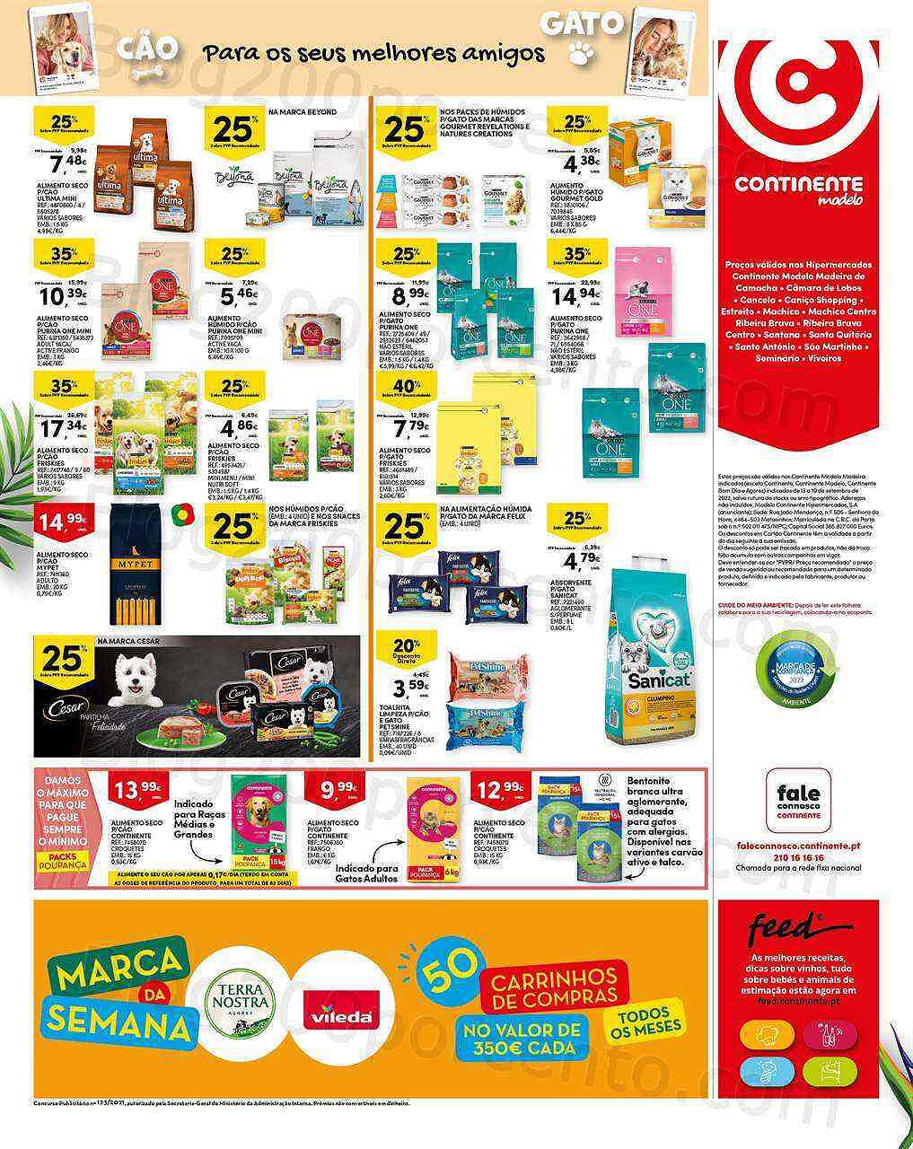 Antevisão Folheto CONTINENTE Madeira Promoções de 13 a 19 setembro