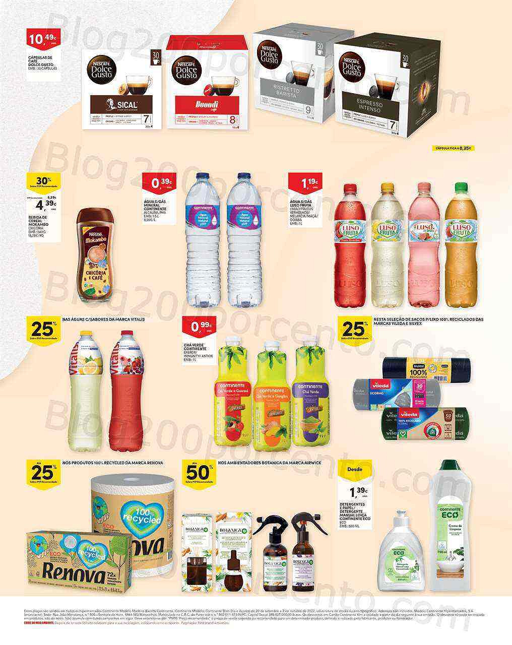 Antevisão Folheto CONTINENTE Madeira Promoções de 20 a 26 setembro