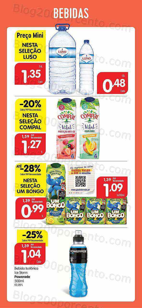 Antevisão Folheto MINIPREÇO Extra Promoções de 15 a 21 setembro