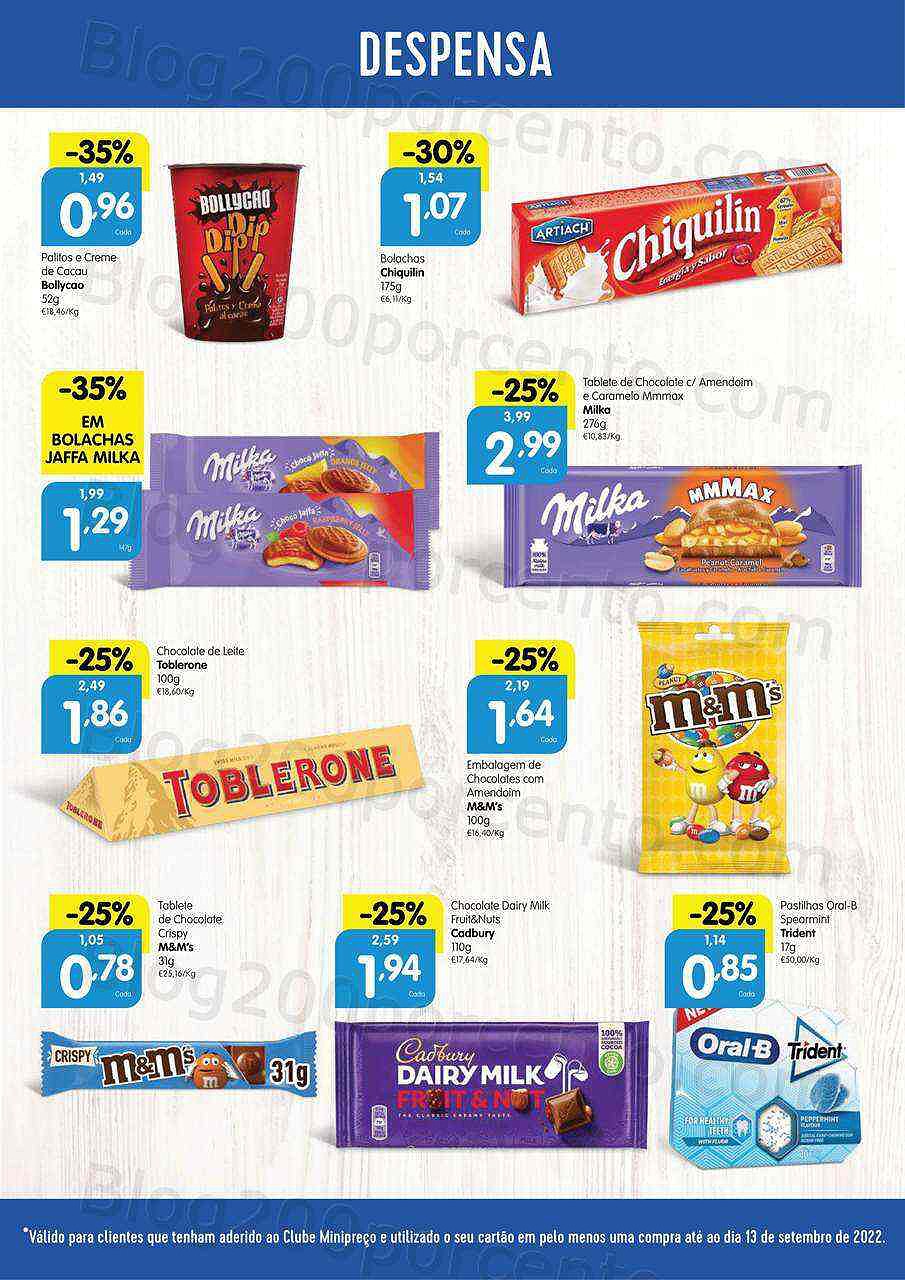Antevisão Folheto Clube MINIPREÇO Promoções de 15 a 21 setembro