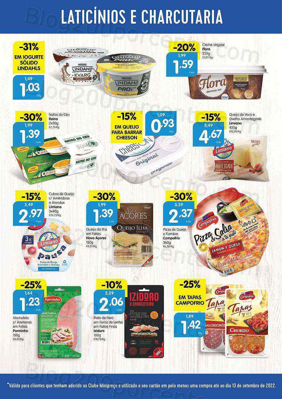 Antevisão Folheto Clube MINIPREÇO Promoções de 15 a 21 setembro