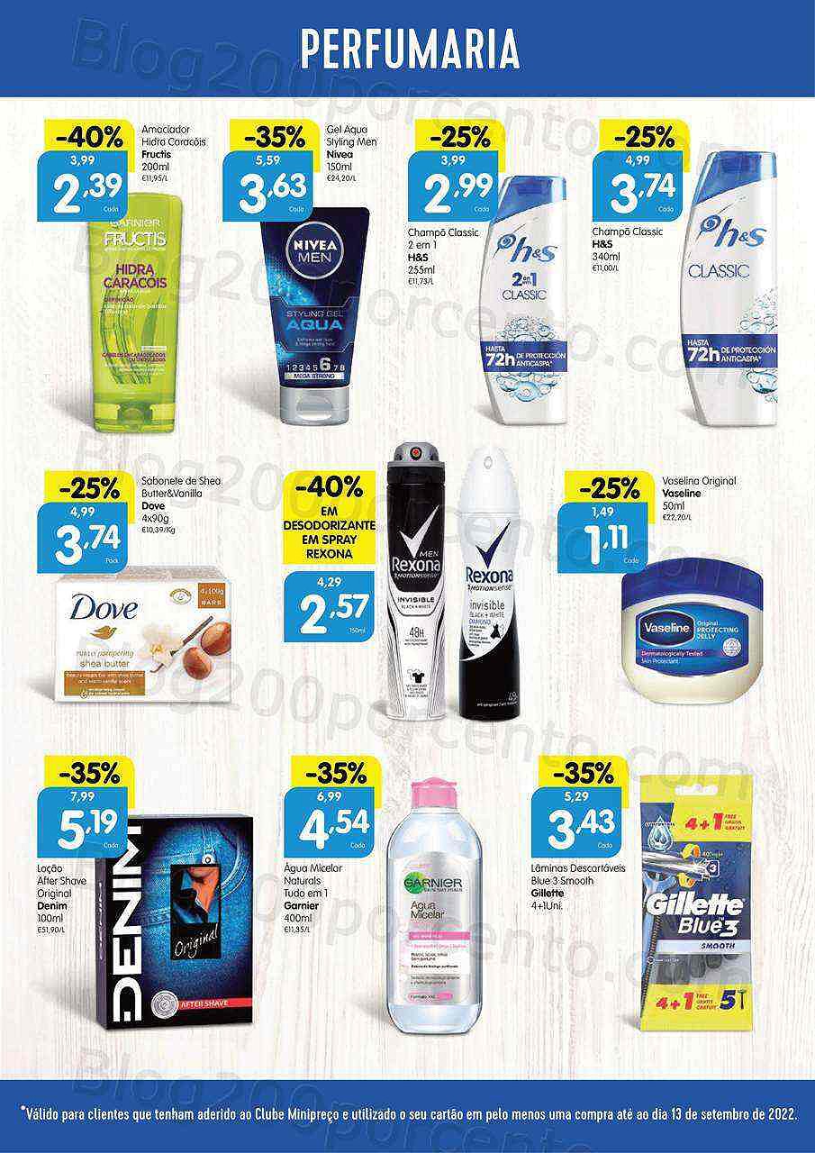 Antevisão Folheto Clube MINIPREÇO Promoções de 15 a 21 setembro