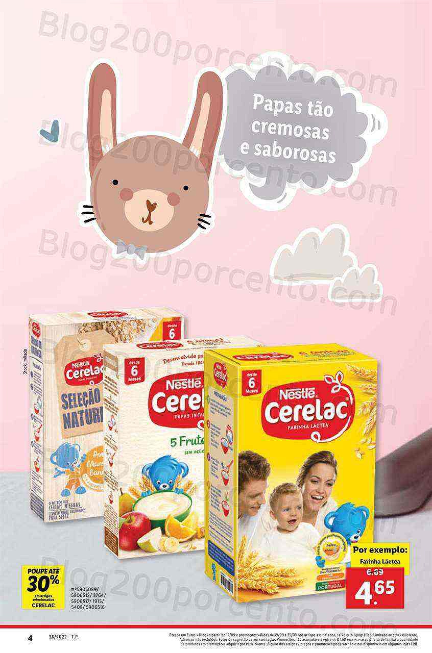 Antevisão Folheto LIDL Especial Bebé e Criança Promoções de 19 a 25 setembro