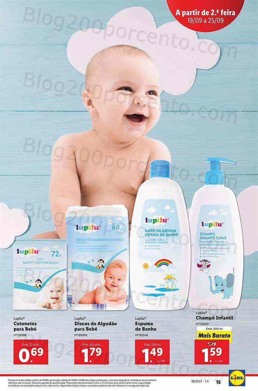 Antevisão Folheto LIDL Especial Bebé e Criança Promoções de 19 a 25 setembro