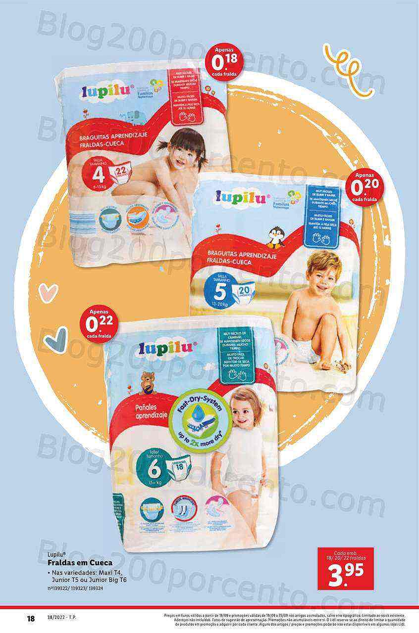 Antevisão Folheto LIDL Especial Bebé e Criança Promoções de 19 a 25 setembro