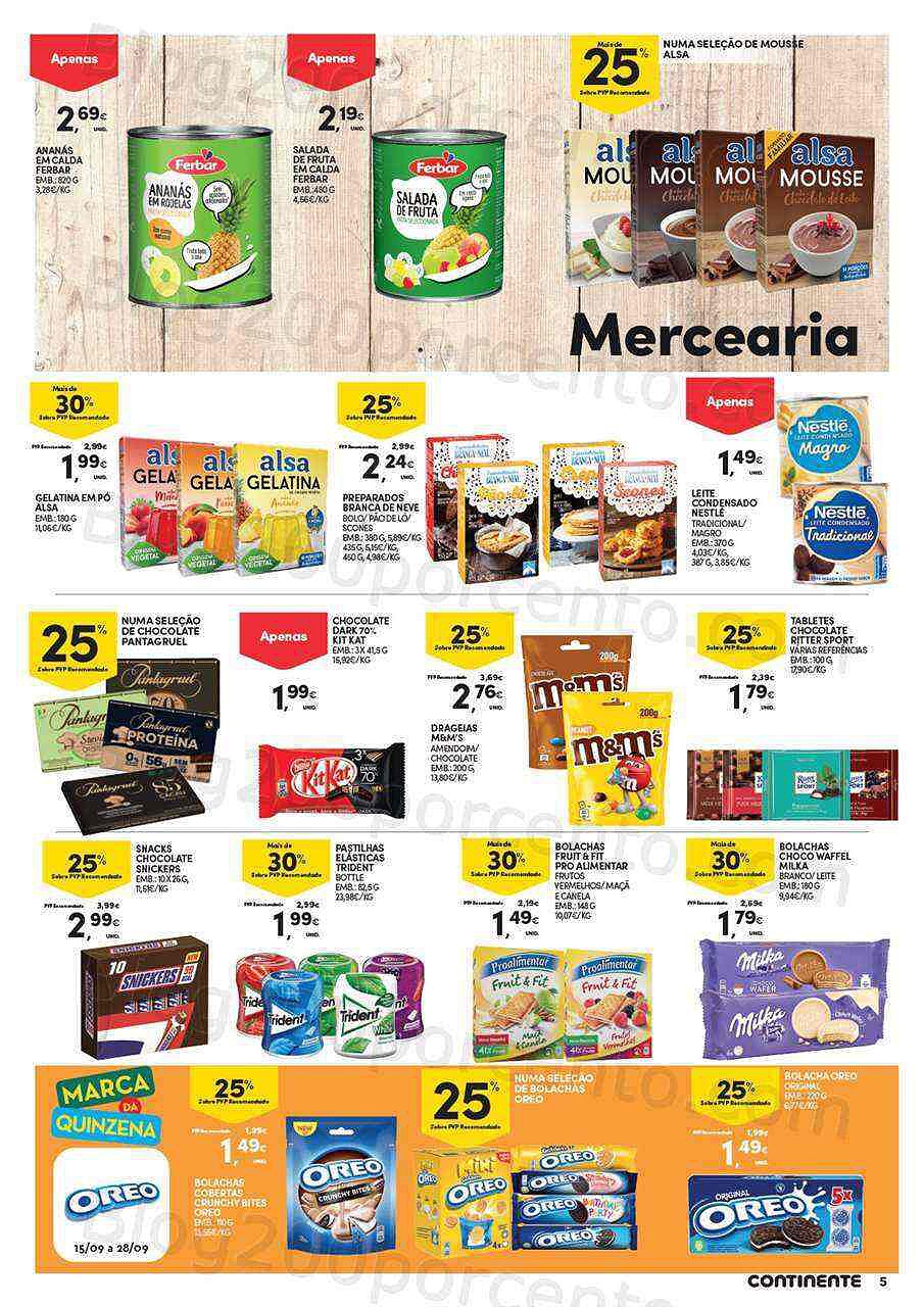 Antevisão Folheto CONTINENTE Açores Promoções de 15 a 28 setembro