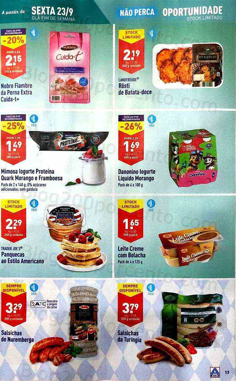 Antevisão Folheto ALDI Promoções de 21 a 27 setembro