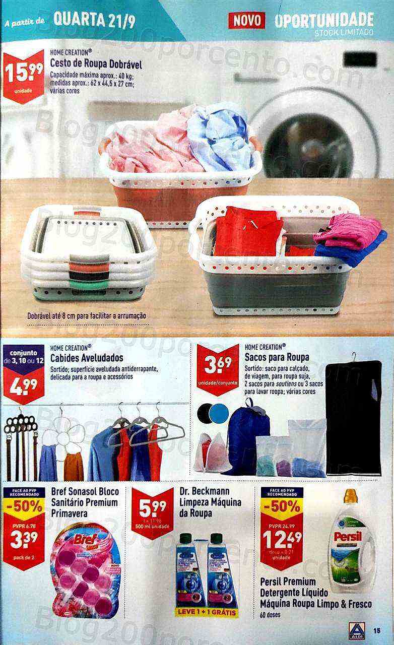 Antevisão Folheto ALDI Bazar Promoções a Partir de 21 setembro