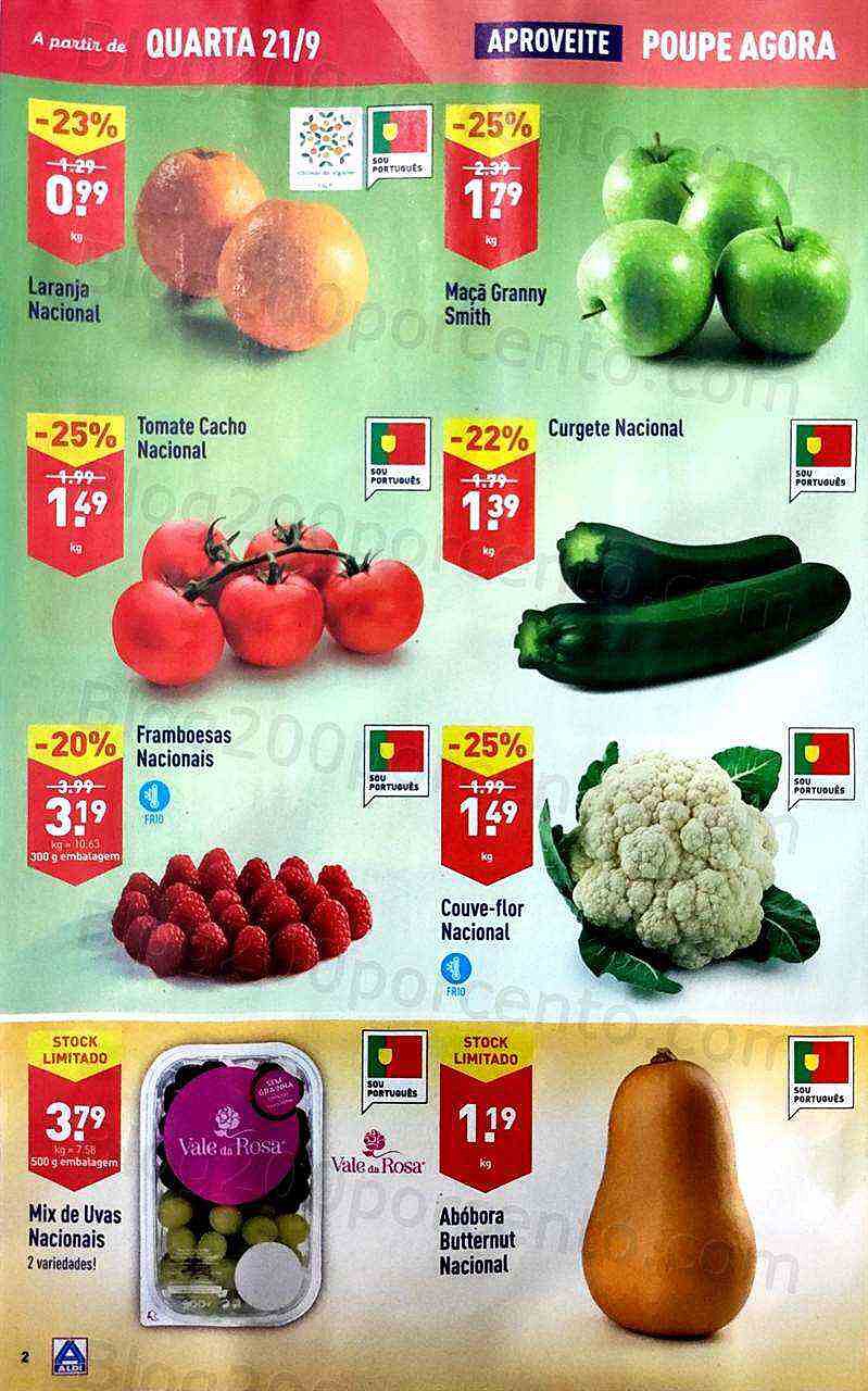 Antevisão Folheto ALDI Promoções de 21 a 27 setembro