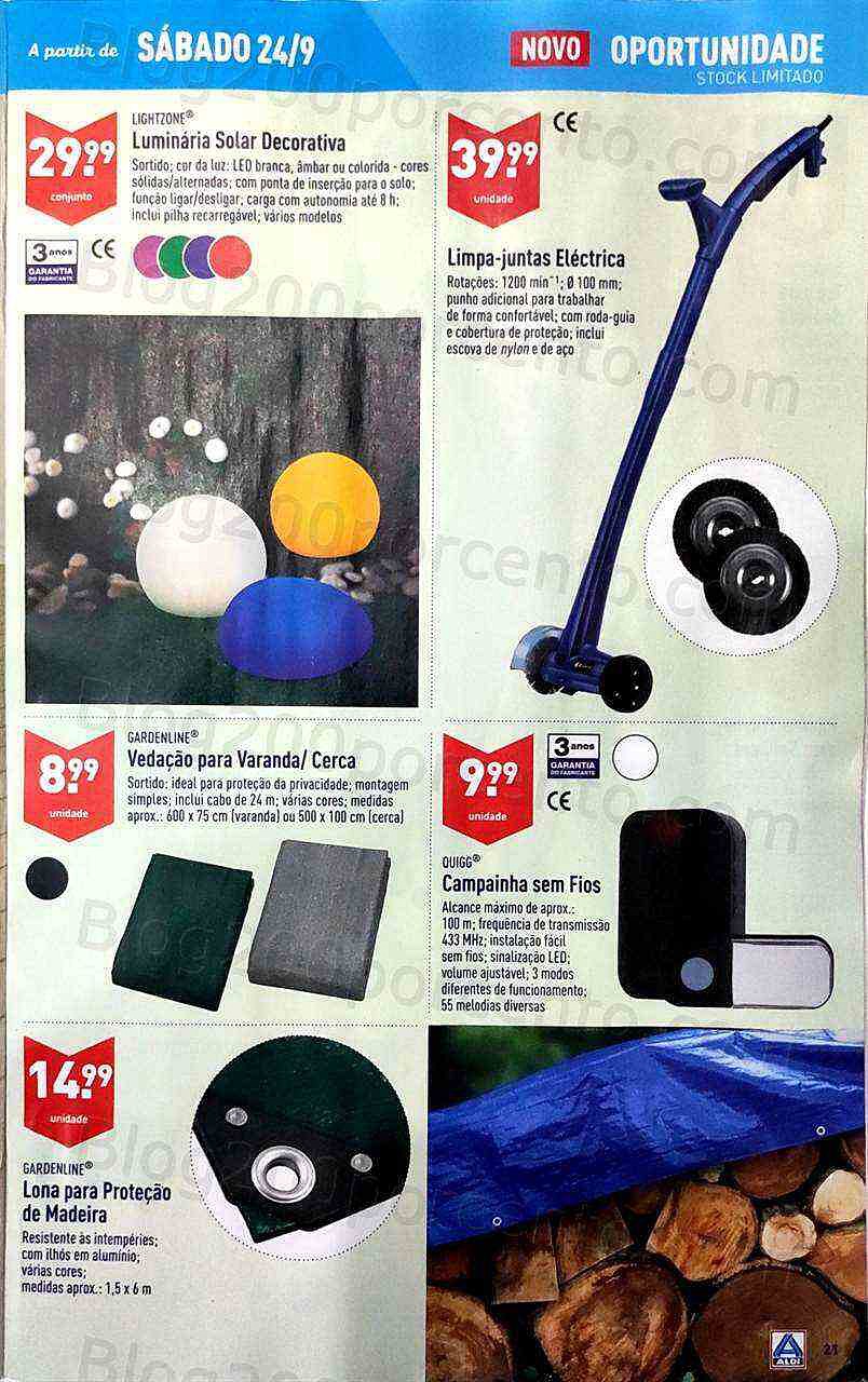 Antevisão Folheto ALDI Bazar Promoções a Partir de 24 setembro