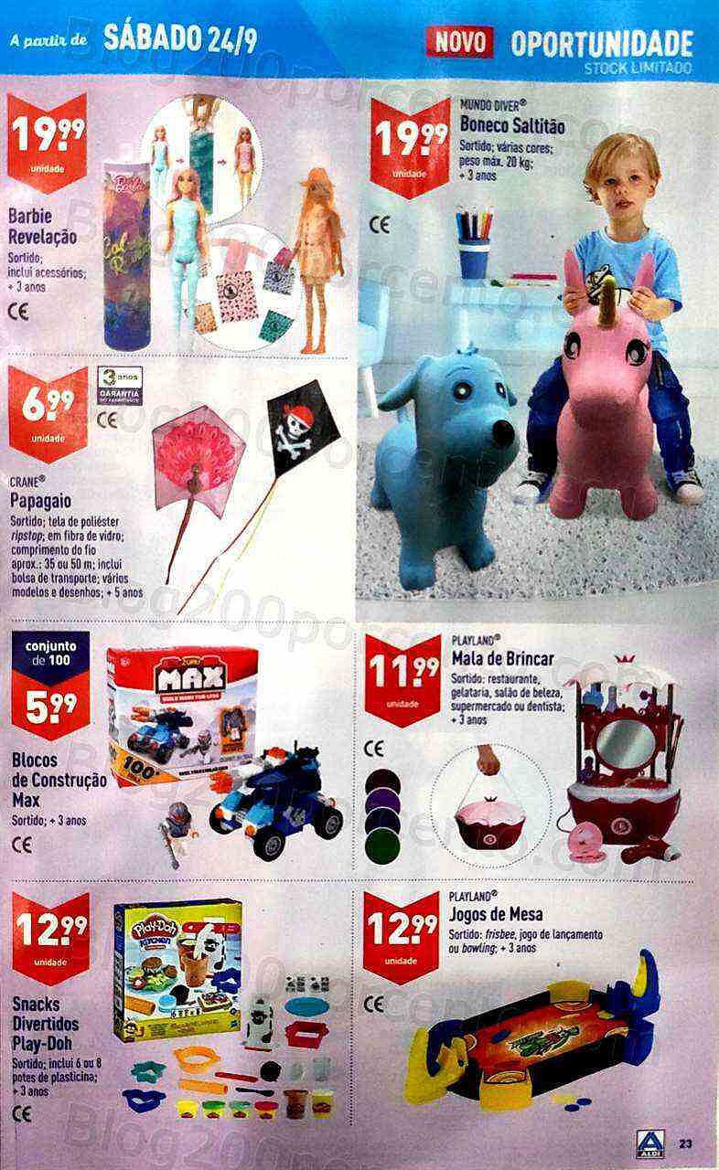 Antevisão Folheto ALDI Bazar Promoções a Partir de 24 setembro