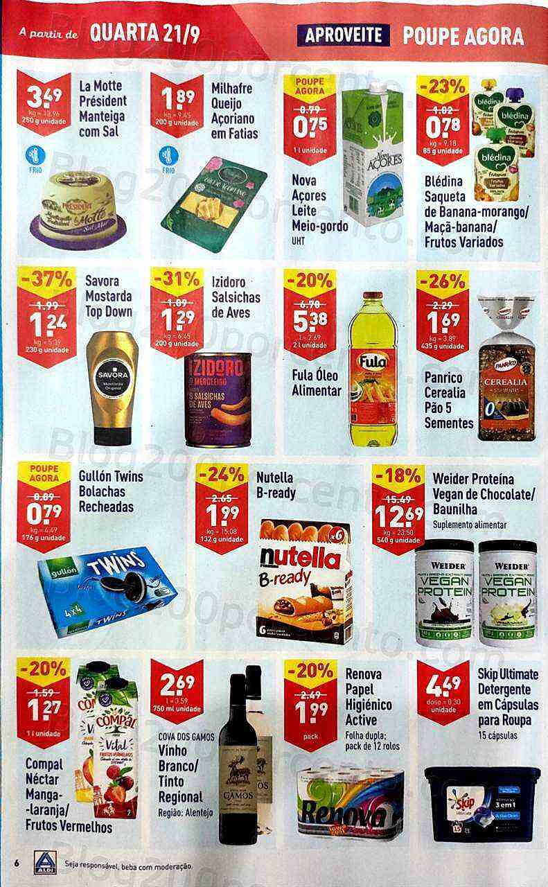 Antevisão Folheto ALDI Promoções de 21 a 27 setembro