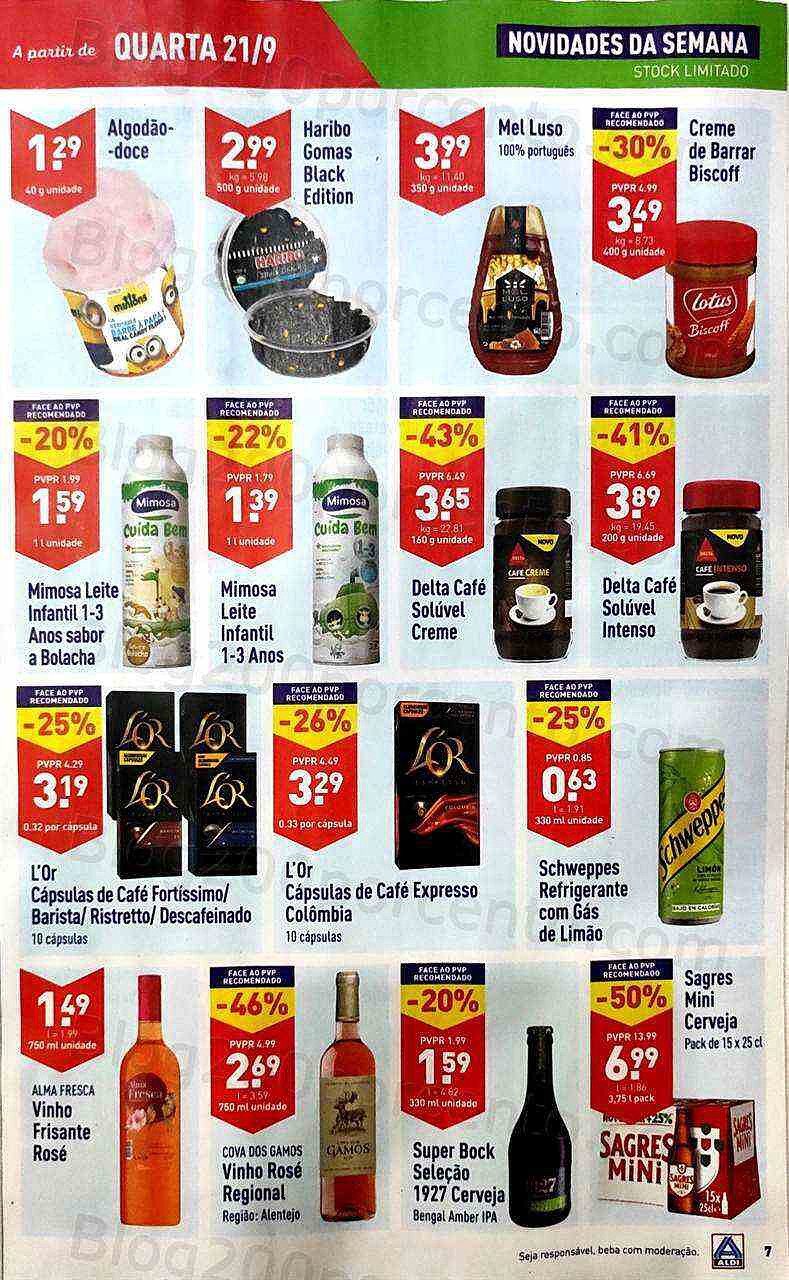 Antevisão Folheto ALDI Promoções de 21 a 27 setembro