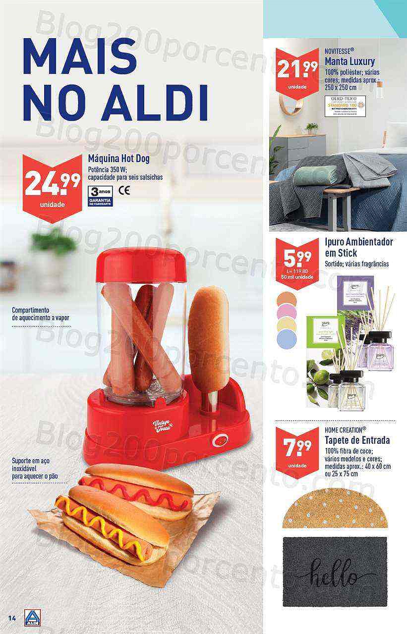 Antevisão Folheto ALDI Bazar Promoções de 21 a 27 setembro