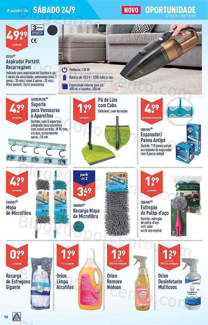 Antevisão Folheto ALDI Bazar Promoções de 21 a 27 setembro