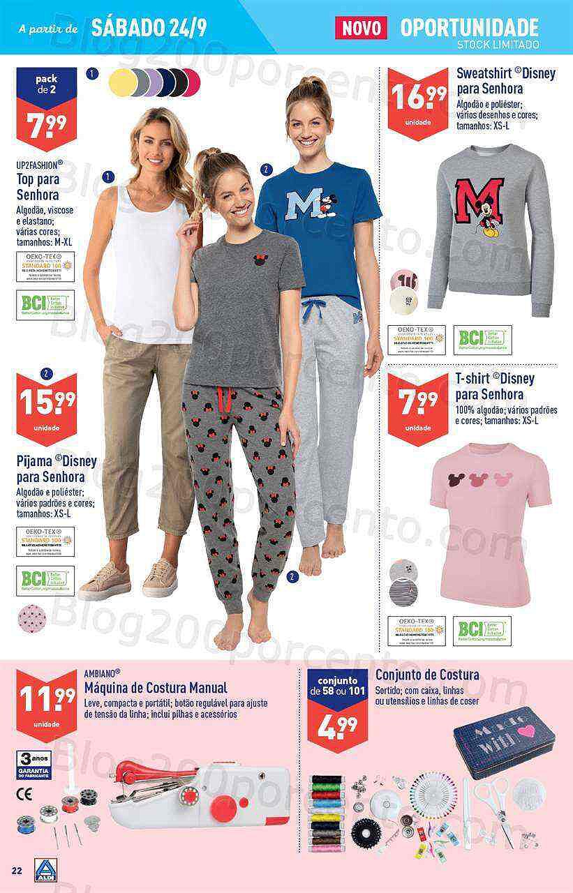 Antevisão Folheto ALDI Bazar Promoções de 21 a 27 setembro