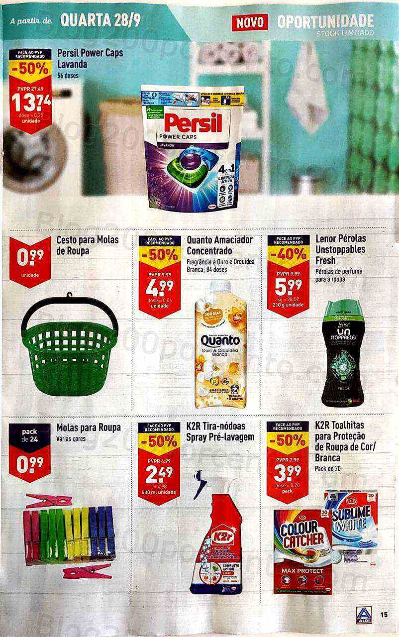 Antevisão Folheto ALDI Promoções de 28 setembro a 4 outubro
